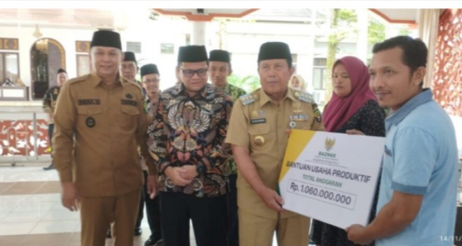 Baznas Distribusikan Rp 2 M Lebih Untuk Mustahiq