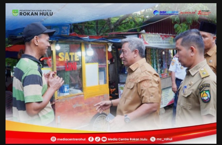 Bupati Anton Pastikan Bazar UMKM Berjalan Lancar