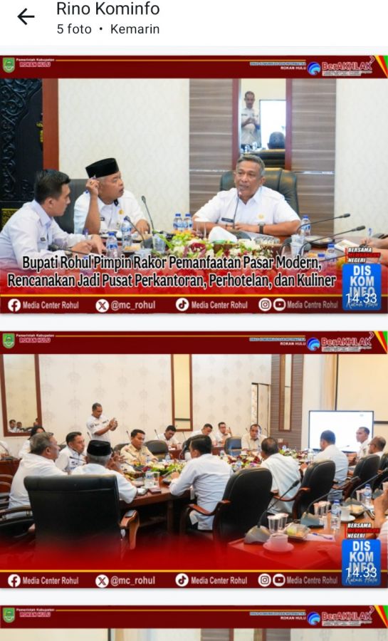 Bupati Anton Rakor Terkait Permasalahan Pasar Moderen 