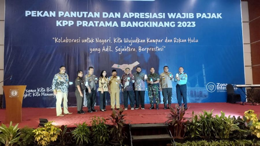 Bupati Rohul H Sukiman hadiri Pekan Panutan Tahun 2023 KPP Pratama Bangkinang