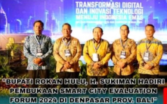 Bupati Rohul Hadiri Pembukaan Smart City Evaluation Forum 2024