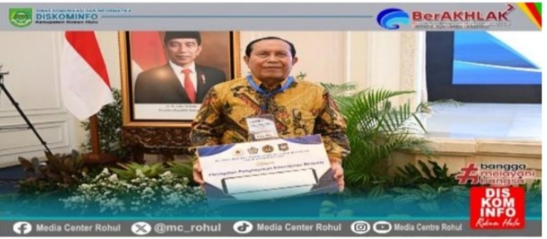 Bupati Rohul Terima Alokasi Insentif Fiskal tahun Berjalan TA 2024