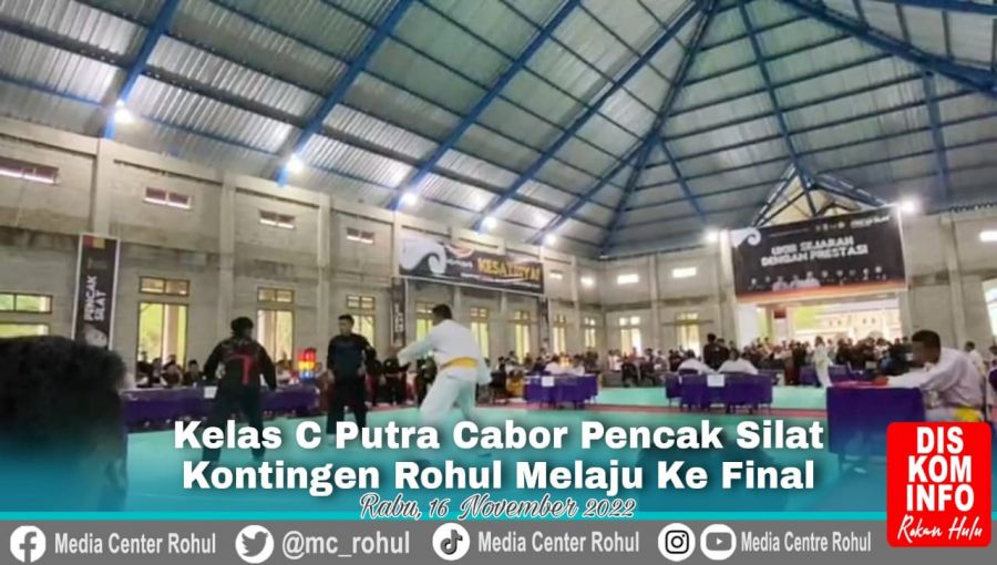 Cabor Pencak Silat Rohul, Kelas C Putra Melaju Ke Babak Final, Tiga Perunggu Sudah Ditangan