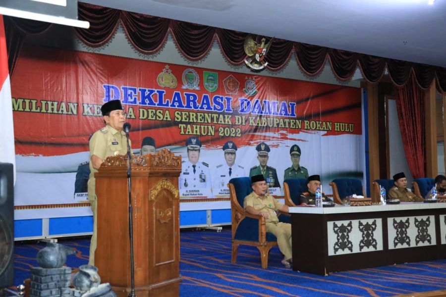 Deklarasi Damai Pilkades serentak, Sukiman Sebut Netral dan Jujur