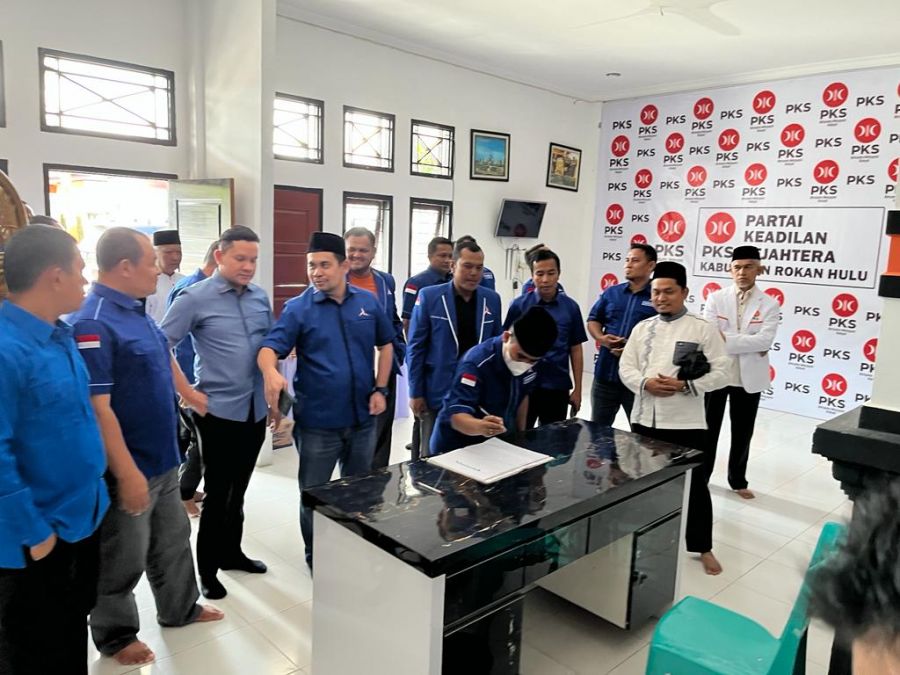 DPC Demokrat Rohul Sambangi DPD PKS