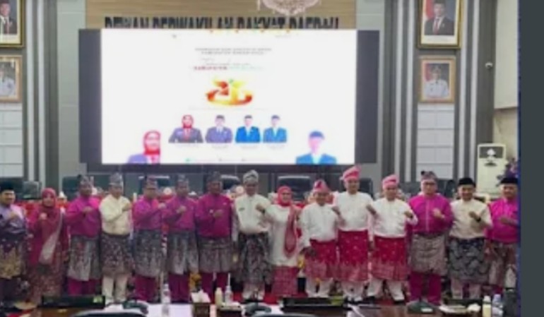 DPRD Rohul Gelar Rapat Paripurna Istimewa HUT Rohul ke-26 