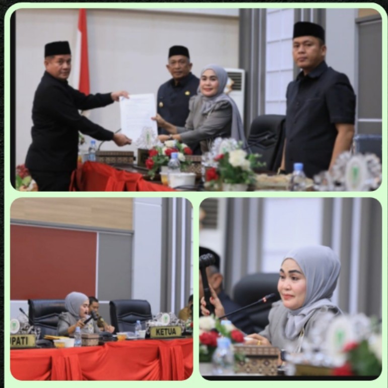 DPRD Rohul Melaksaanakan Paripurna Laporan Pansus