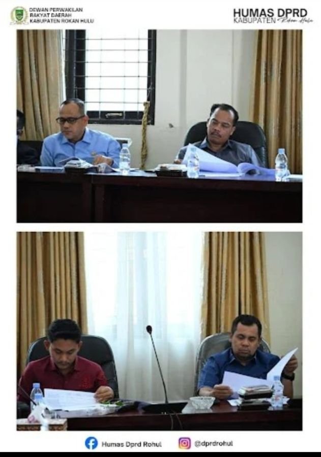 DPRD Rokan Hulu Gelar RDP Sinkronisasi Hasil Evaluasi Gubernur 