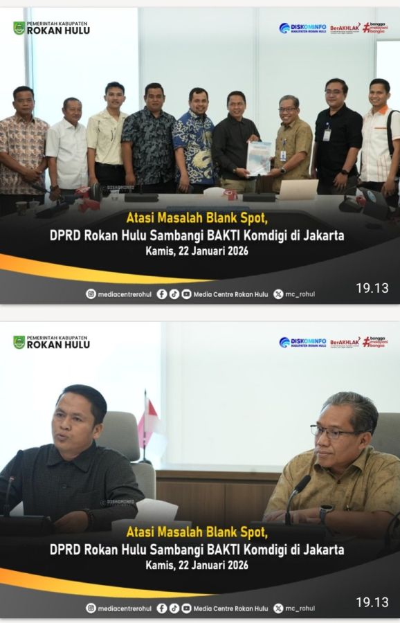 DPRD Rokan Hulu Sambangi BAKTI Komdigi di Jakarta