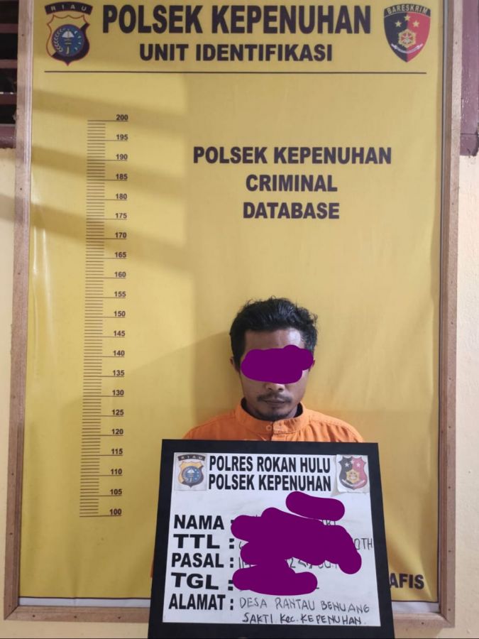 Dua Pelaku Narkotika Diringkus Personil Polsek Kepenuhan
