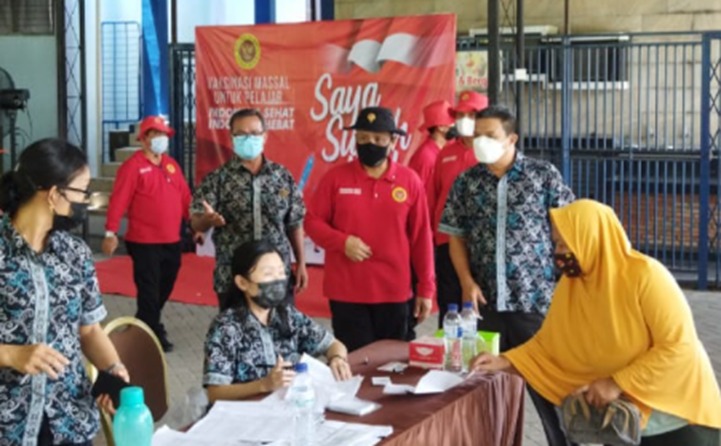 Dukung Target Nasional, BINda Riau Percepat Pemberian Vaksin Dosis Kedua Bagi Pelajar dan Masyarakat
