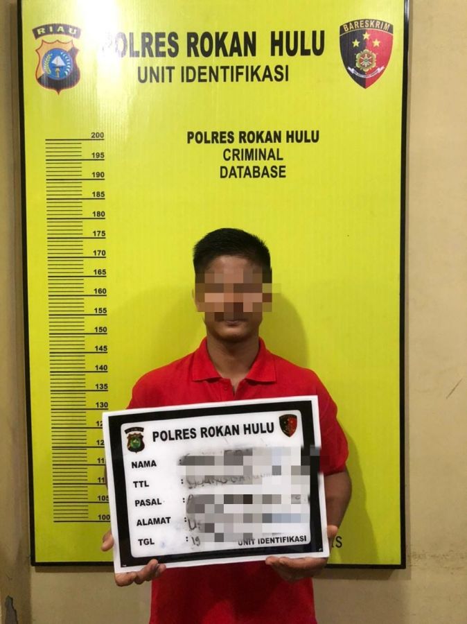 Edarkan Sabu 4,6 Gram, Warga Ujung Batu Diciduk Sat Narkoba Polres Rohul