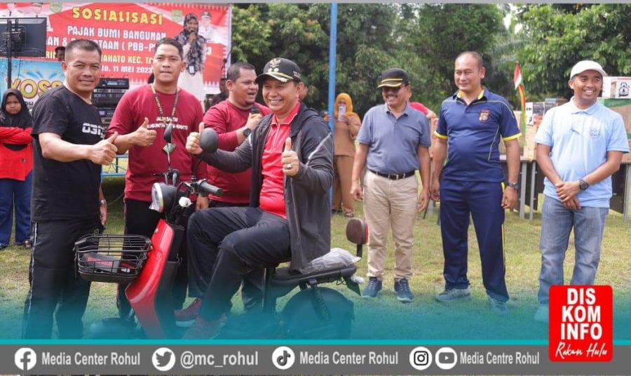 Gebyar PBB P2 Desa Mahato Dibuka Wabup Rohul H.Indra Gunawan