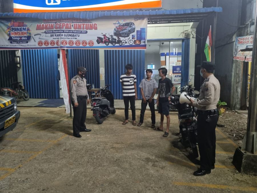 Giat Yustisi Di Polsek Tandun, 5 Orang Dapatkan Teguran Sosial Dan 9 Orang Teguran Lisan