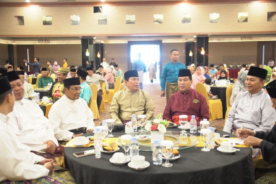 Halal Bi Halal HKR, Bupati Sukiman Paparkan Capaian Pembangunan Pemkab Rohul