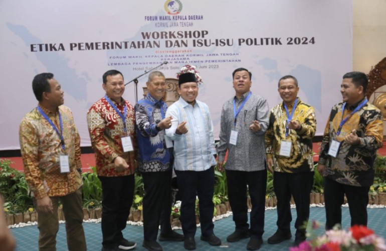 H.Indra Gunawan Hadiri Workshop Etika Pemerintahan dan Isu Politik 2024 di Solo Jateng