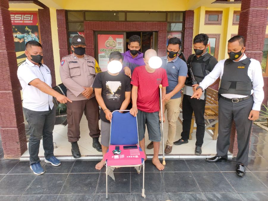 Jajaran Polsek Rambah Hilir Dipimpin IPDA Debi Azhar SH MH Tangkap Sabu-Sabu Dengan Berat BB 9,64 Gr