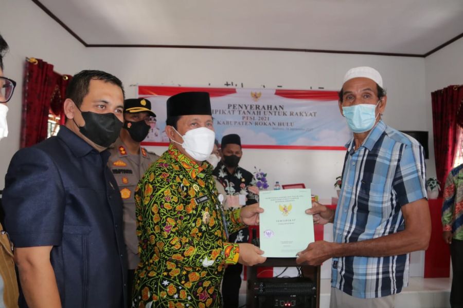 Kakan BPN Rohul Rosidi Harapkan Warga Manfaatkan Program PTSL Dapatkan Jaminan Lahan
