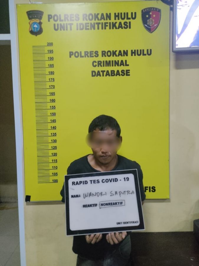 Kanit Idik I Reskrim Polres Rohul IPDA Refli Setiawan Harahap SH Pimpin Penangkapan Pelaku Jambret