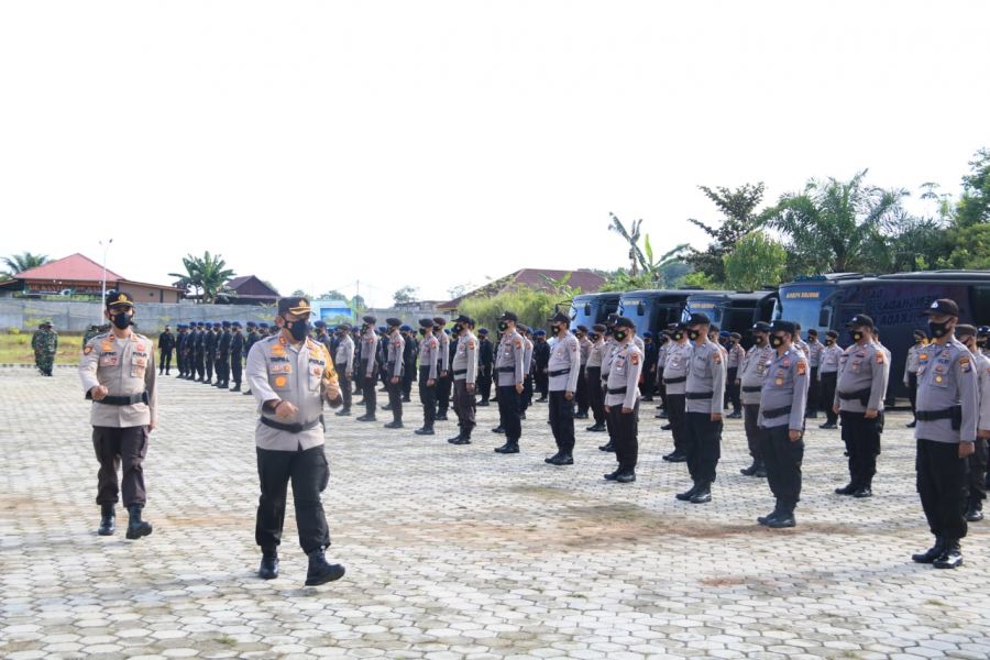 Kapolres : Mari Bersama-sama Jaga Kamtibmas Agar PSU Berjalan Lancar Dan Kondusif
