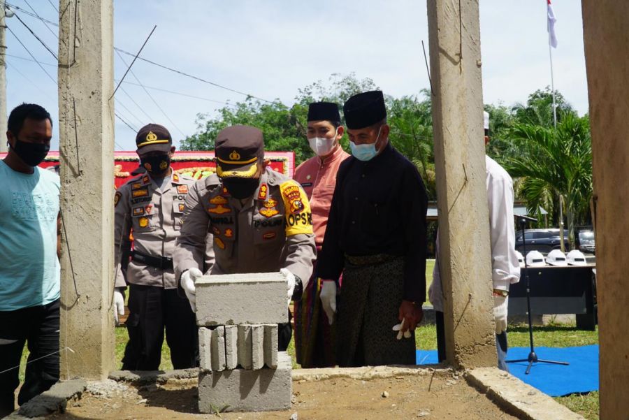 Kapolres Rohul AKBP Taufik Sosialisasikan Prokes dan Aturan Larangan Mudik