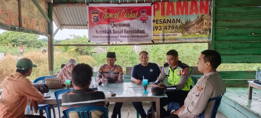 Kapolsek Bonai Darussalam Berterimakasih Pada Masyarakat Sudah Membantu Terciptanya Harkamtibmas 