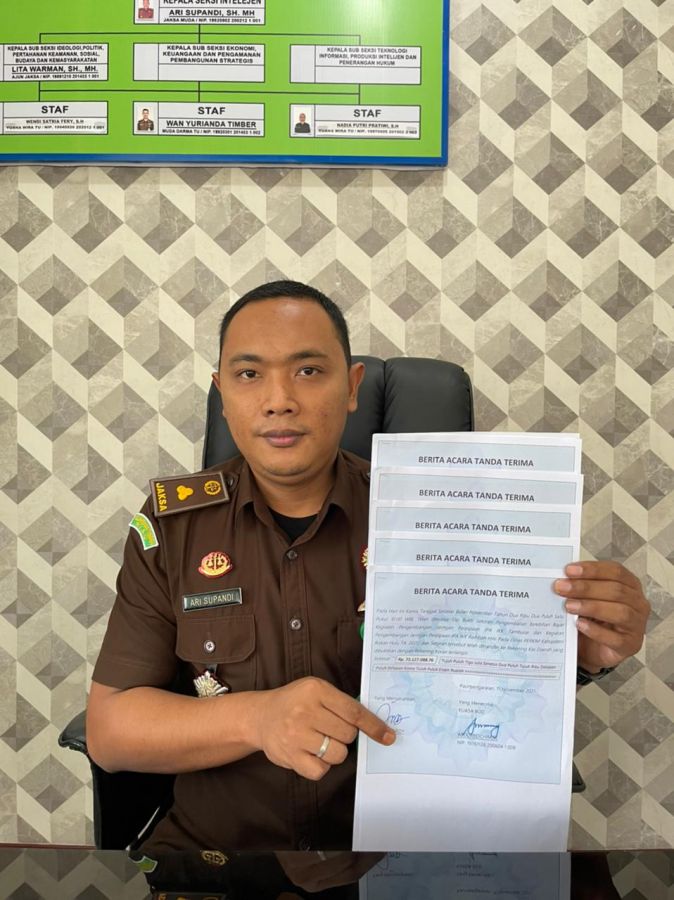 Kejari Rohul Selamatkan Uang Negara