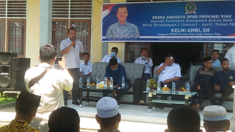 Kelmi Amri Turun Ke Desa Rambah Hilir Tengah