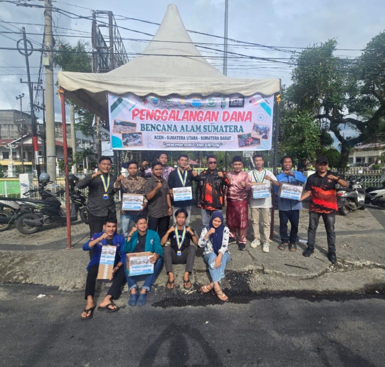 Ketua MPC PP Syahmadi Malau Bersama Organisasi lainnya Galang Donasi Peduli Bencana Sumatra