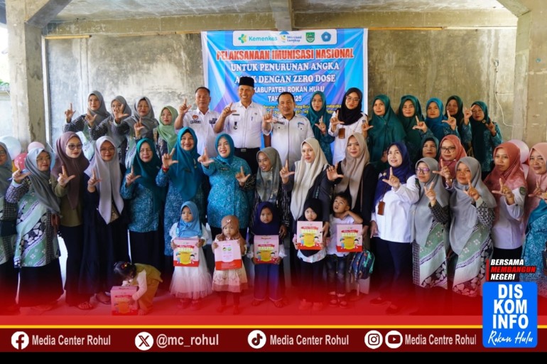 Ketua TP PKK Launching Imunisasi Zero Dose Tahun