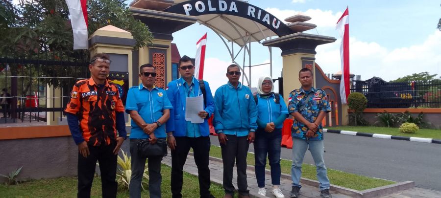 KNPI Resmi Laporkan Kasus Porno Aksi Turnamen Golf Gubernur Riau ke Polisi