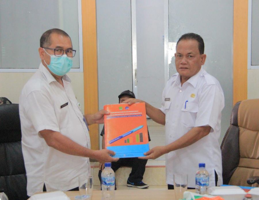Kominfo Rohul Adakan Sertijab Kadis Lama Ke Kadis Baru 