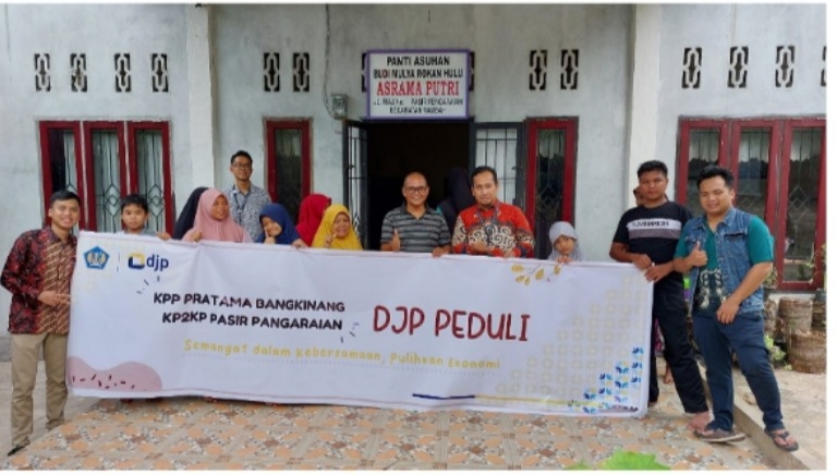 KP2KP Pasir Pangarayan Bakti Sosial Hari Pajak Tahun 2022