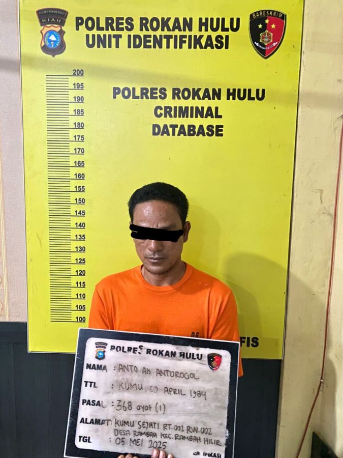 Lakukan Pemerasan Terhadap Supir di Simpang Kuari, Polres Rohul Amankan Preman