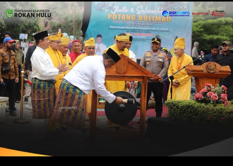 LAMR Dan Pemkab Rohul Gelar Tradisi Adat Potang Bolimau.