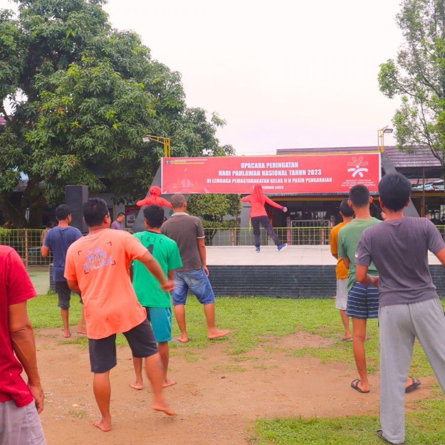 Lapas Pasir Pengaraian Rutin Senam Pagi