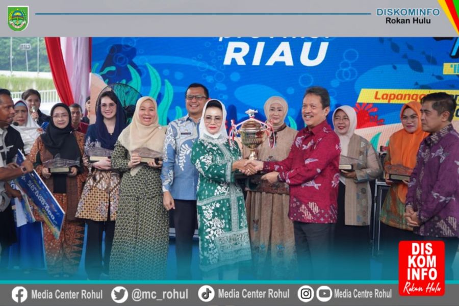 Lomba Harkannas, TP PKK Rohul Raih Juara Umum
