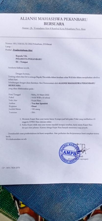 Aliansi Masyarakat INHU-KUANSING  Demo karena Diduga Merasa tertipu Oknum UY