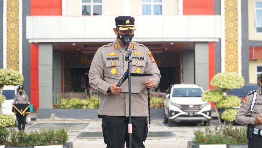 Menekan Penyebaran Covid 19, Polres Rohul Sigap Lakukan Tracing Terhadap Kontak Erat Pasien