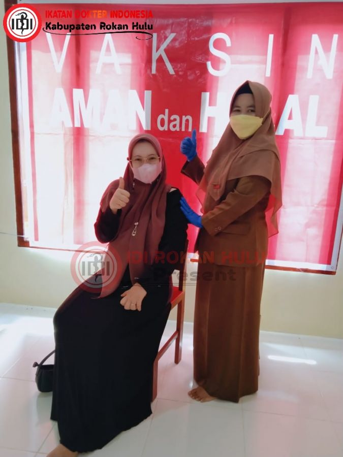 Mengejar Target Pemerintah, IDI Rohul Fokus Gencarkan Vaksinasi Bagi Pelajar
