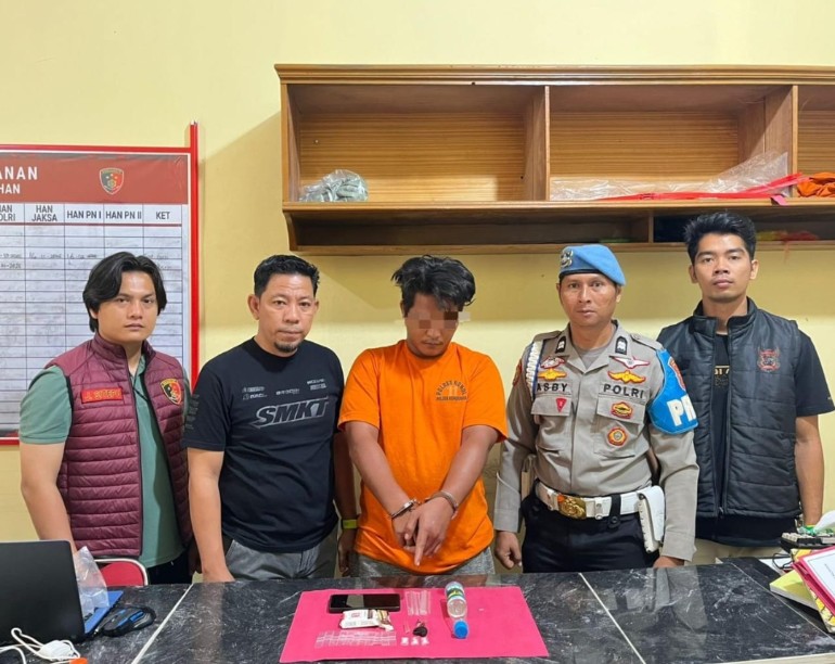 Miliki 0,74 Gram Cina, Seorang Pemuda Diamankan