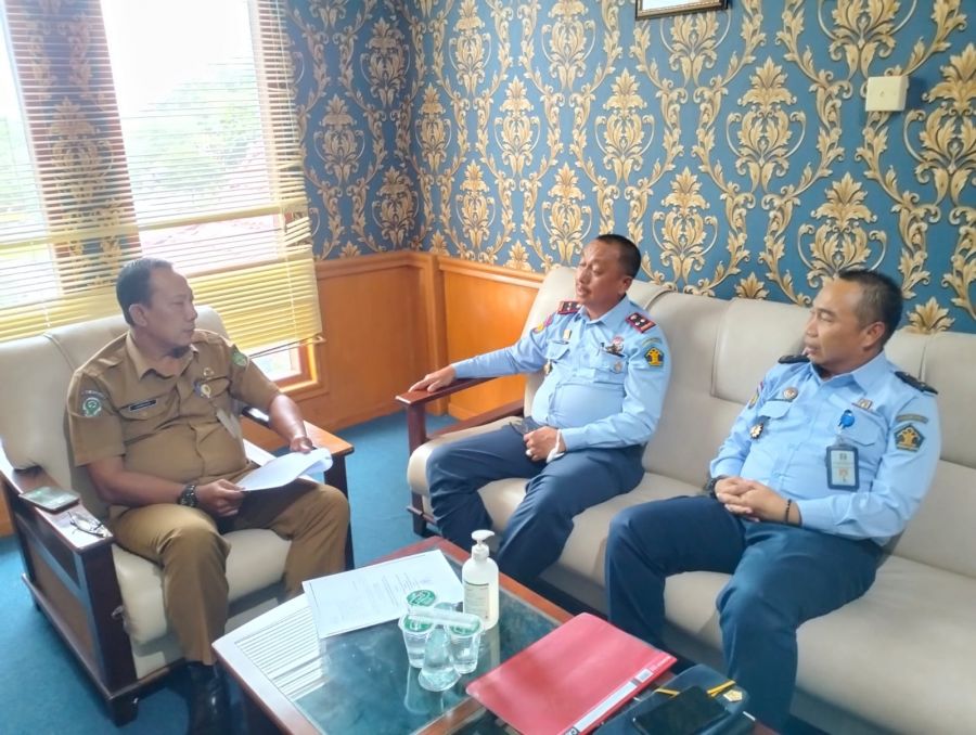 MoU Menkumham Dan Menkes, Kalapas Lakukan Koordinasi Dengan Kadis Kesehatan