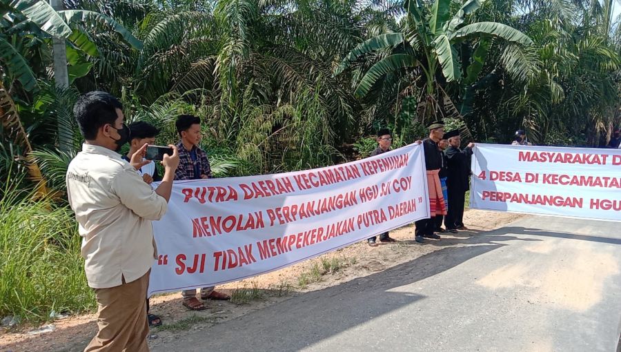 Ninik Mamak Tolak Perpanjangan HGU PT SJI Coy Kepenuhan