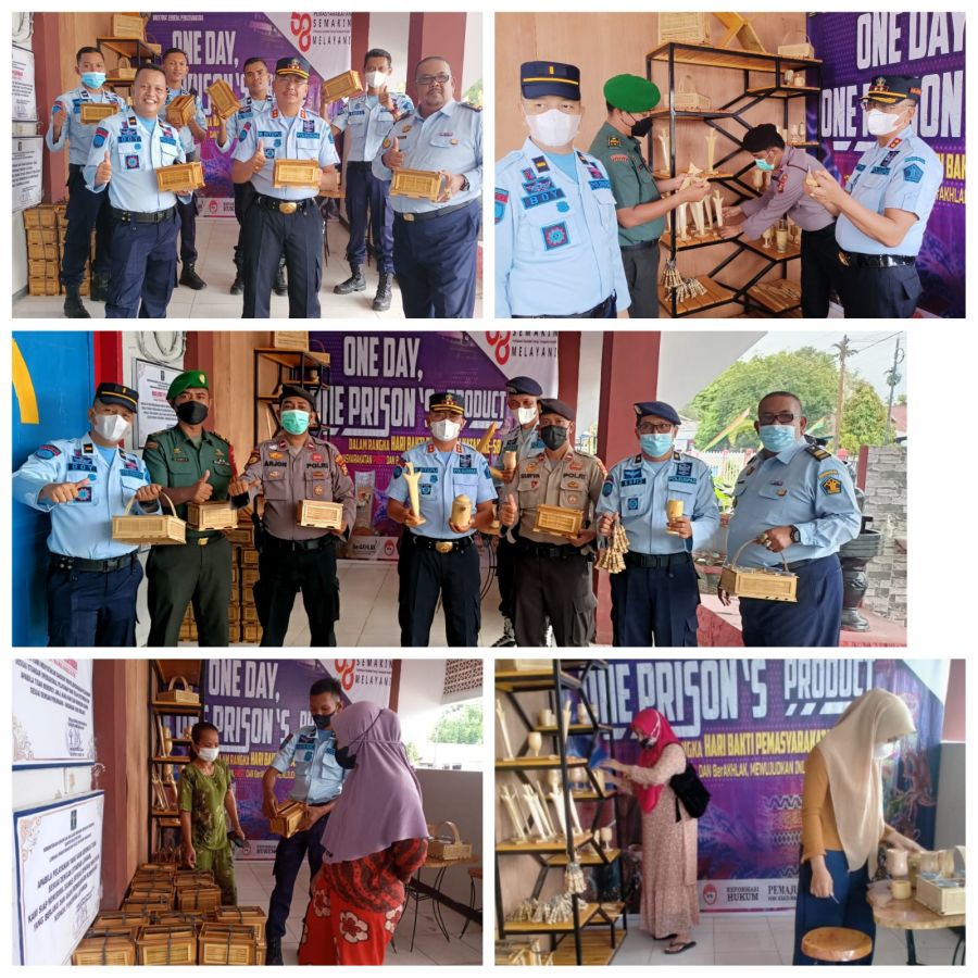 One Day One Prison Product, Lapas Pasir Pengaraian Kanwil Kemenkumham Riau Gelar Pameran Produk WBP