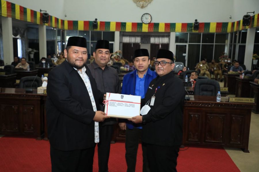 DPRD Rohul Gelar Rapat Paripurna Penyampaian KUPA dan PPAS APBD Perubahan TH 2022