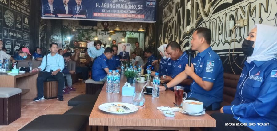 Partai Demokrat Gelar Coffee Morning Dengan Rekan Media 