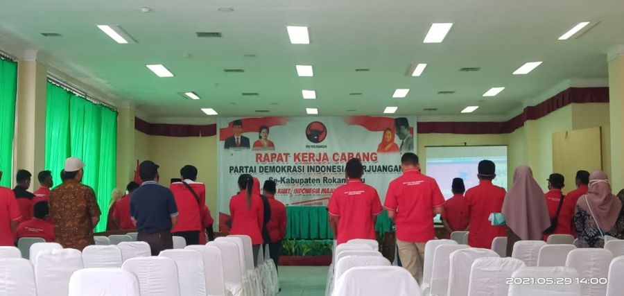 PDIP Rakercab Secara Virtual