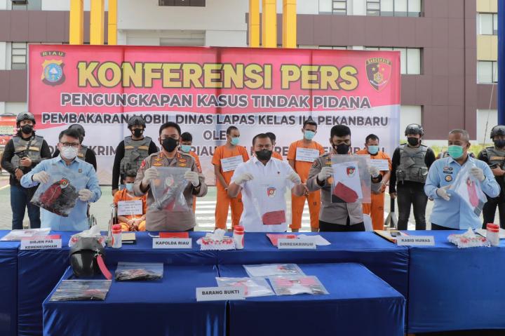 Pelaku Teror Lapas Pekanbaru Terungkap, Dirjenpas Apresiasi Sinergi dengan Polda Riau