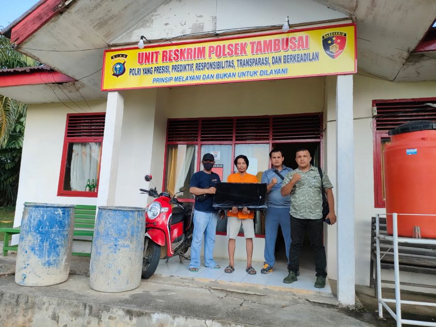 Pembobol Rumah Diciduk Personel Polsek Tambusai