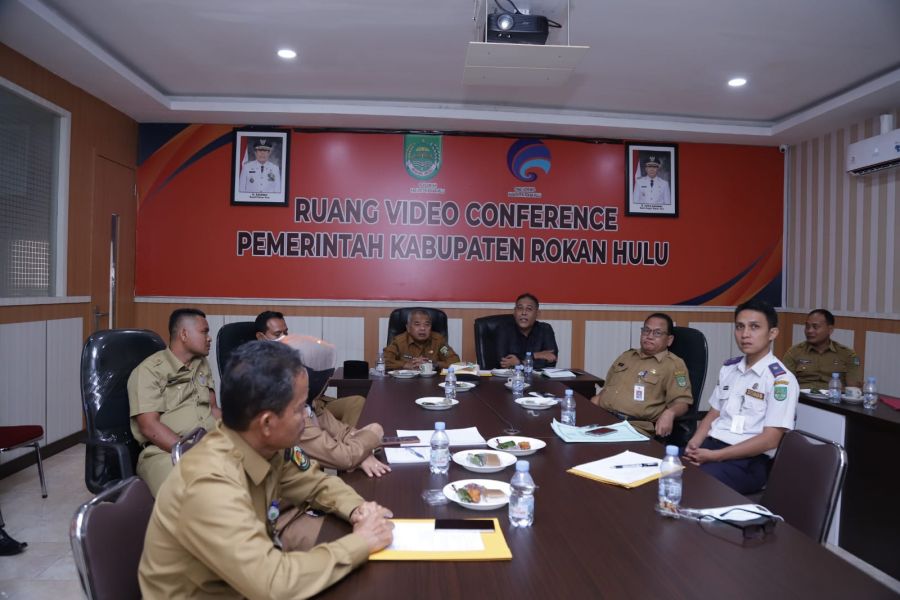 Pemkab Rohul Ikut Rakor Bersama Mendagri 
